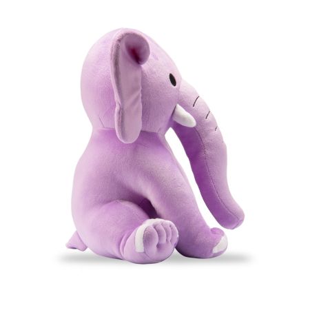 Elephant Sitting Purple 41cm