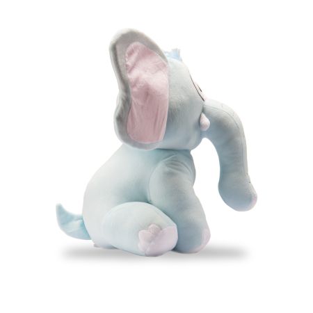 Elephant Sitting Sky Blue 41cm