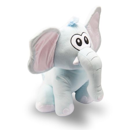 Elephant Sitting Sky Blue 41cm