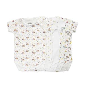 Baby Organic Bodysuit-Nature-Pack of 5