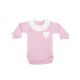 Baby Frilled Organic Body Suit-BlushPink