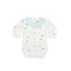 Baby Frilled Organic Body Suit- Nature