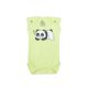 Baby Sleveless Organic Body Suit-Panda