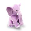 Elephant Sitting Purple 41cm